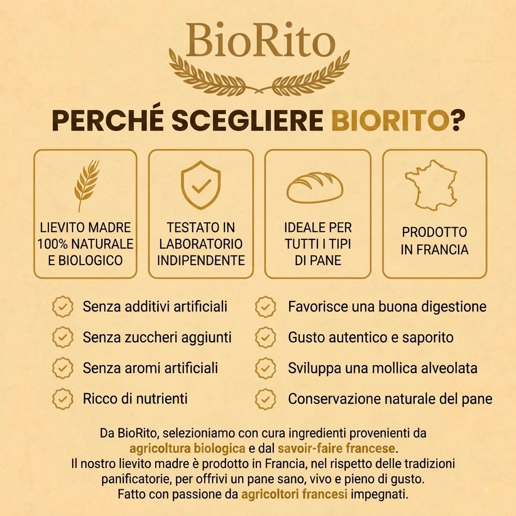 Lievito Madre di Grano Bio - Pane Express in 4 Ore