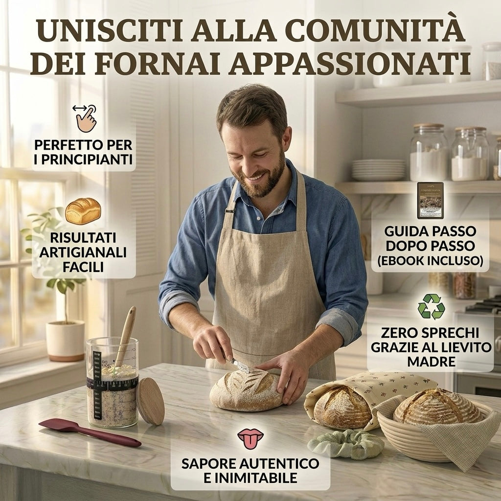 Kit Completo per Lievito Madre Fatto in Casa