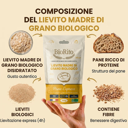 Lievito Madre di Grano Bio - Pane Express in 4 Ore