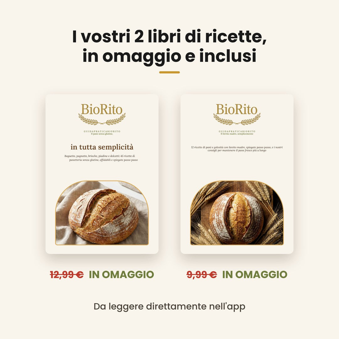 App BioRito : 500 ricette di panificazione, passo dopo passo