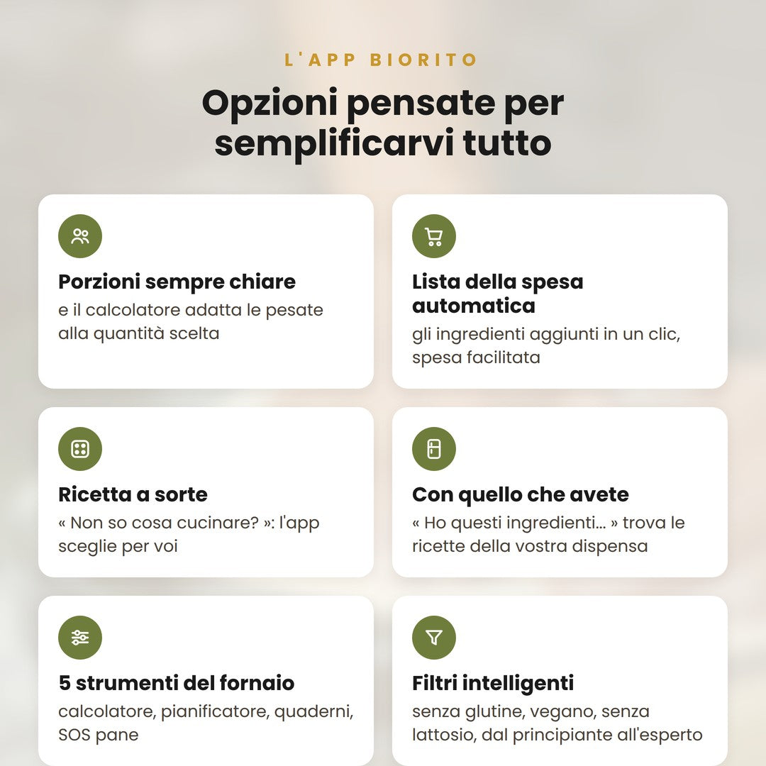 App BioRito : 500 ricette di panificazione, passo dopo passo