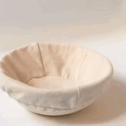 Cestino da lievitazione in rattan naturale