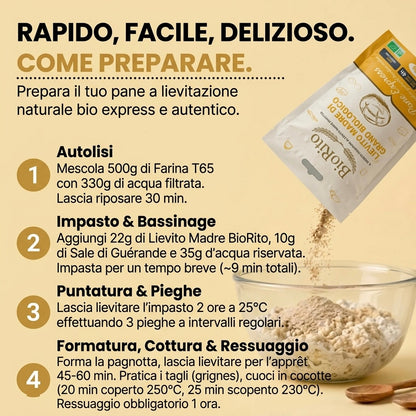 Lievito Madre di Grano Bio - Pane Express in 4 Ore