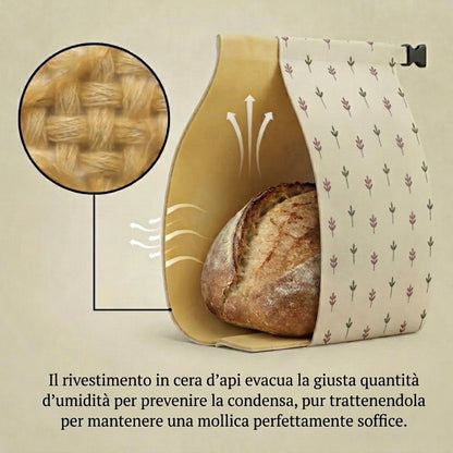 Sacchetti per il pane premium in 100% cotone e cera d’api