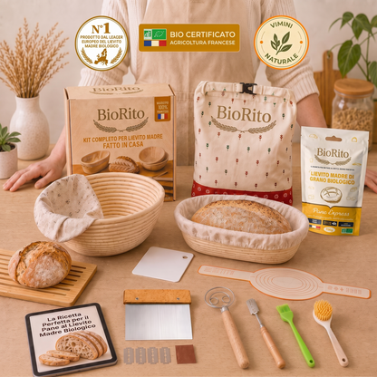 Kit per Pane con Lievito Madre Bio Fatto in Casa