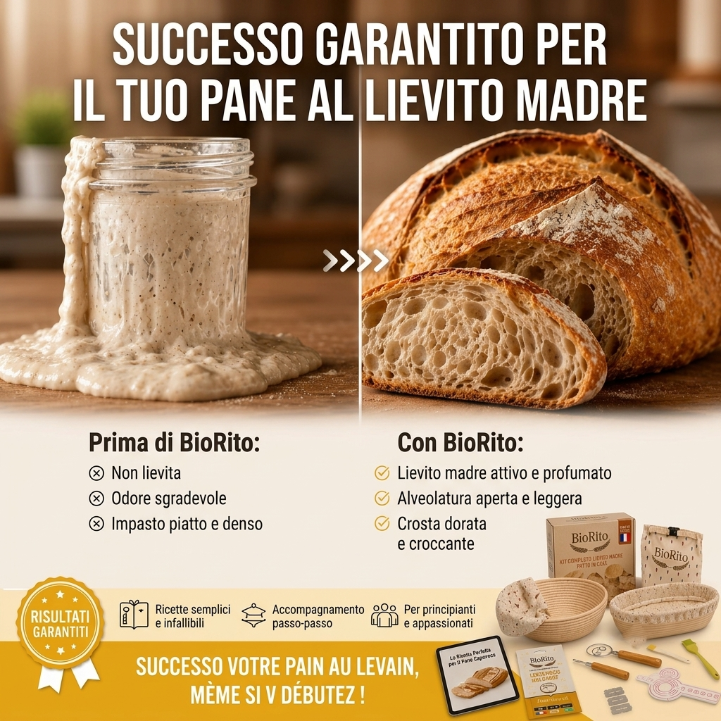 Kit per Pane con Lievito Madre Bio Fatto in Casa
