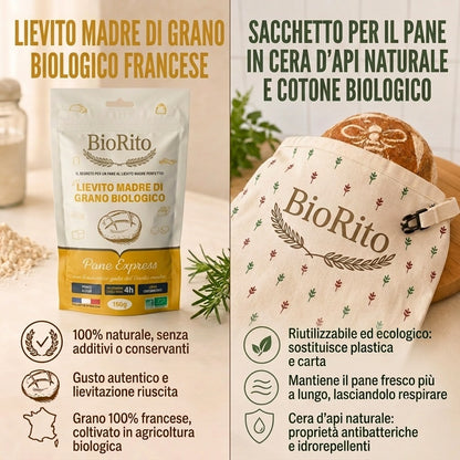 Kit per Pane con Lievito Madre Bio Fatto in Casa