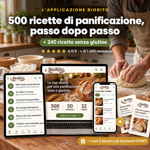 App BioRito : 500 ricette di panificazione, passo dopo passo